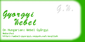gyorgyi webel business card